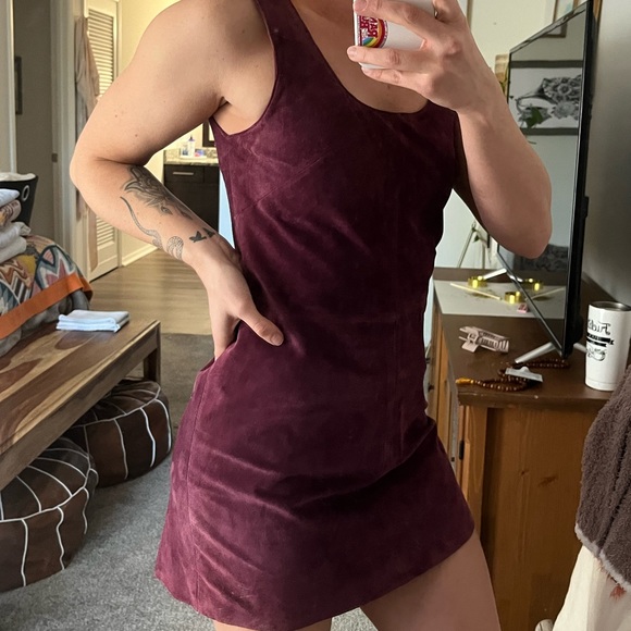 Suede mini dress - Picture 4 of 4